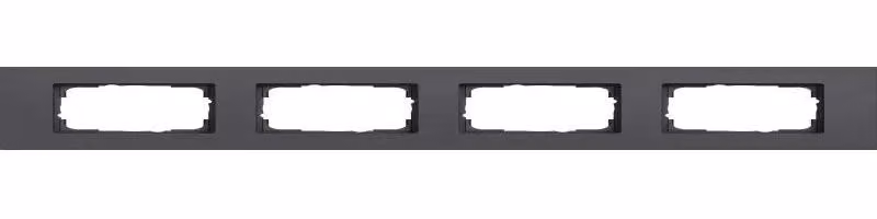 Cornice di copertura Gira 4f Gira Esprit in alluminio antracite (laccato) 0214408
