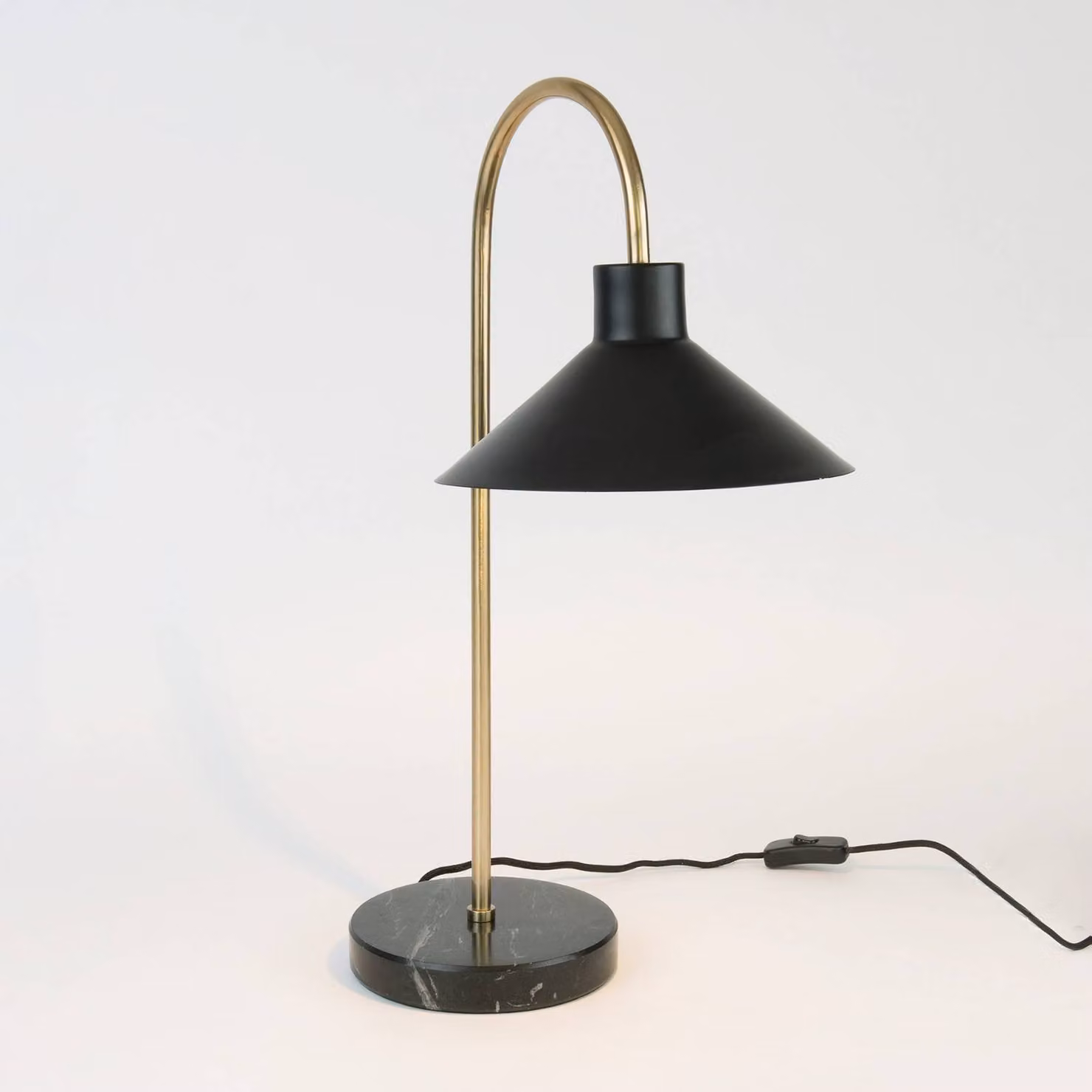 Holländer Lampada da tavolo Oktavia, Nero, Soggiorno / Sala da pranzo, Pietra, Moderno, Lampada da tavolo