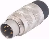 Connettore Eaton SWD IP67 con spina a 8 poli da saldare per cavo circolare SWD 116034