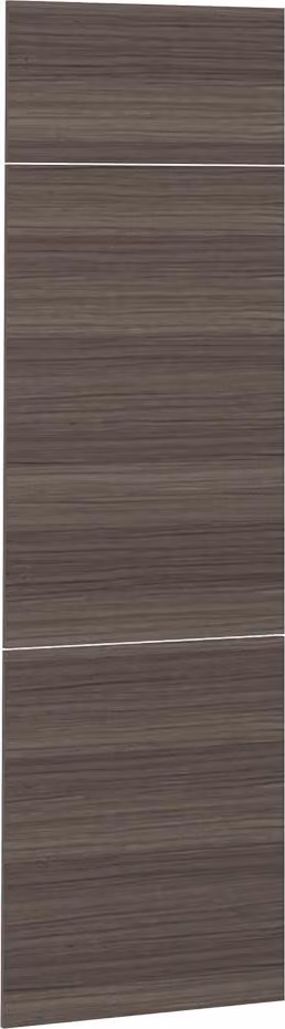 Frontale cucina Vicco R-Line Grigio nobile 59.6 x 196 cm frontale del mobile per mobile per frigorifero, Model 29601