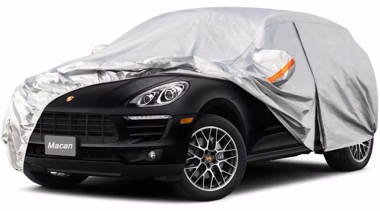Copertura protettiva impermeabile e traspirante per Porsche Macan (2014-2025), colore argento