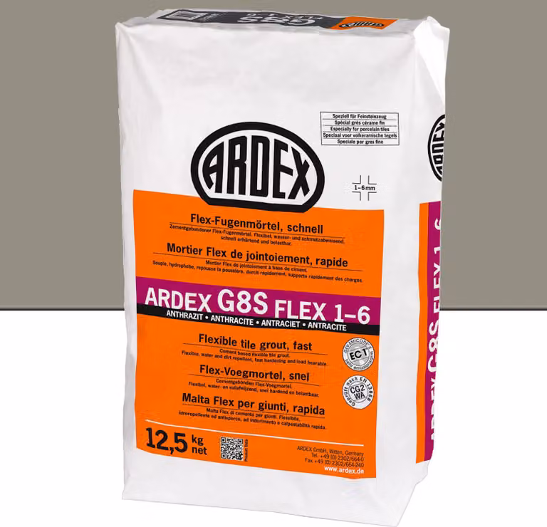 ARDEX G8S Flex-Fugenmörtel Zementgrau 12,5kg Sack