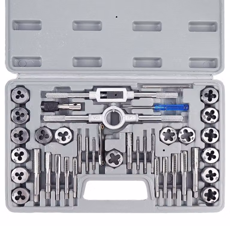 Solidchoice - Set di 40 utensili per filettatura metrica