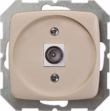 Liregus Tv Socket F Type Itvl-1-01 A/B Cream