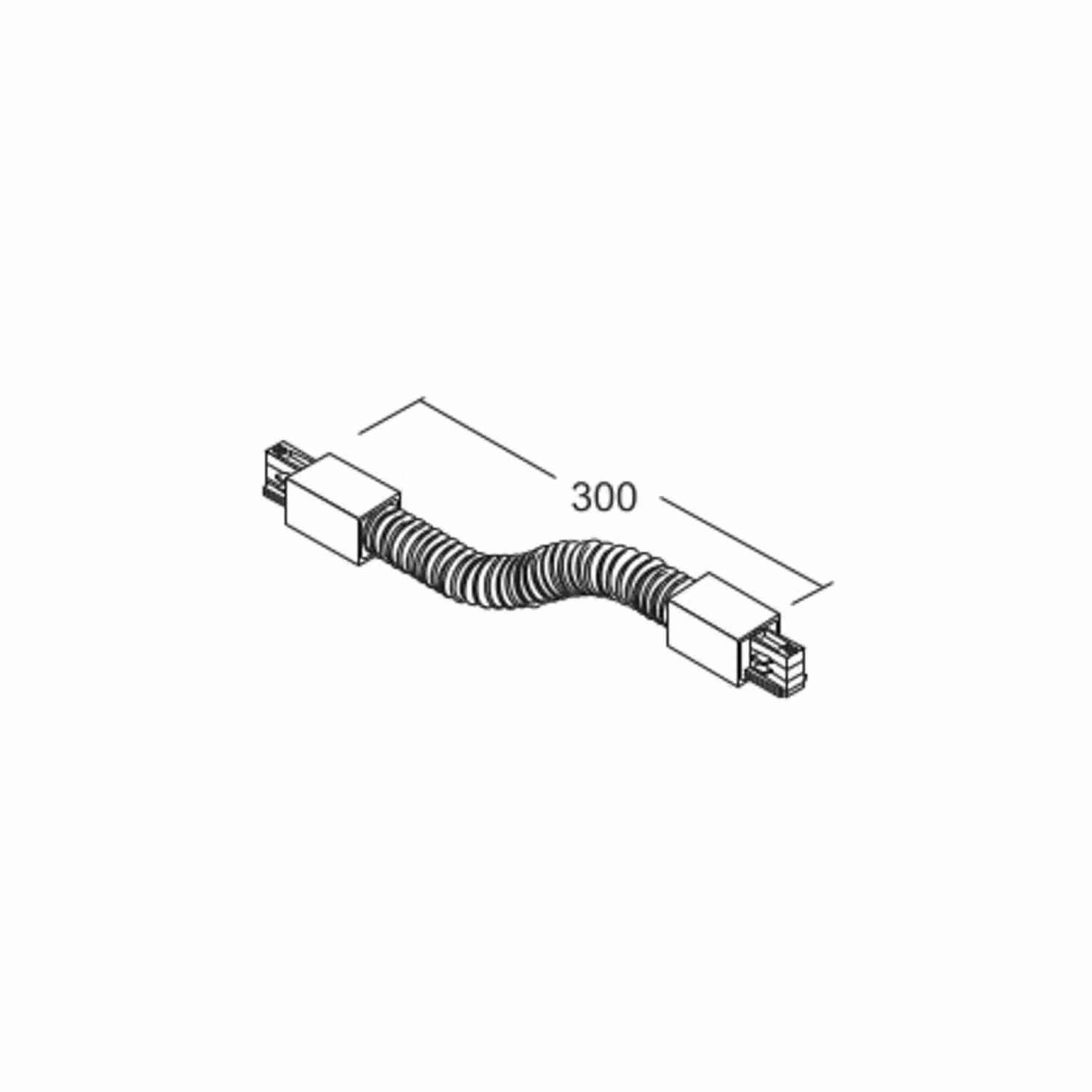 Ivela Connettore flessibile LKM DALI, bianco, trifase, plastica DALI, Bianco / Opale, Plastica