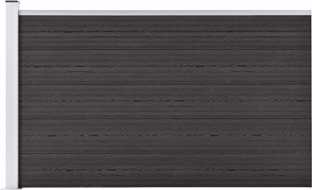 Maison Exclusive - Recinzione per giardino in WPC, 175x105 cm, grigio