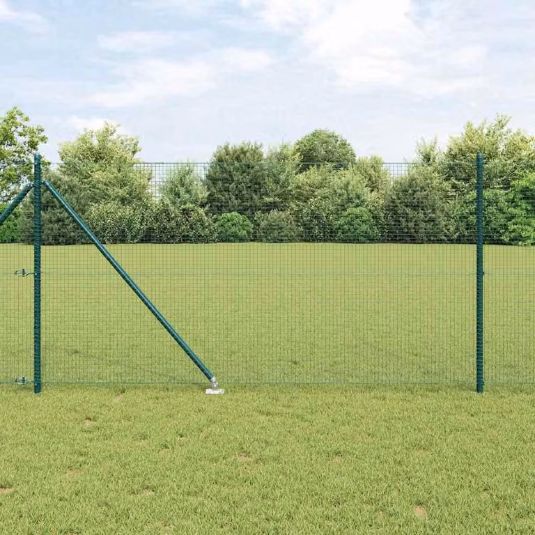 Maison Exclusive - Palo della recinzione Verde 10 x 1 m (rete 19 x 19 mm) Acciaio