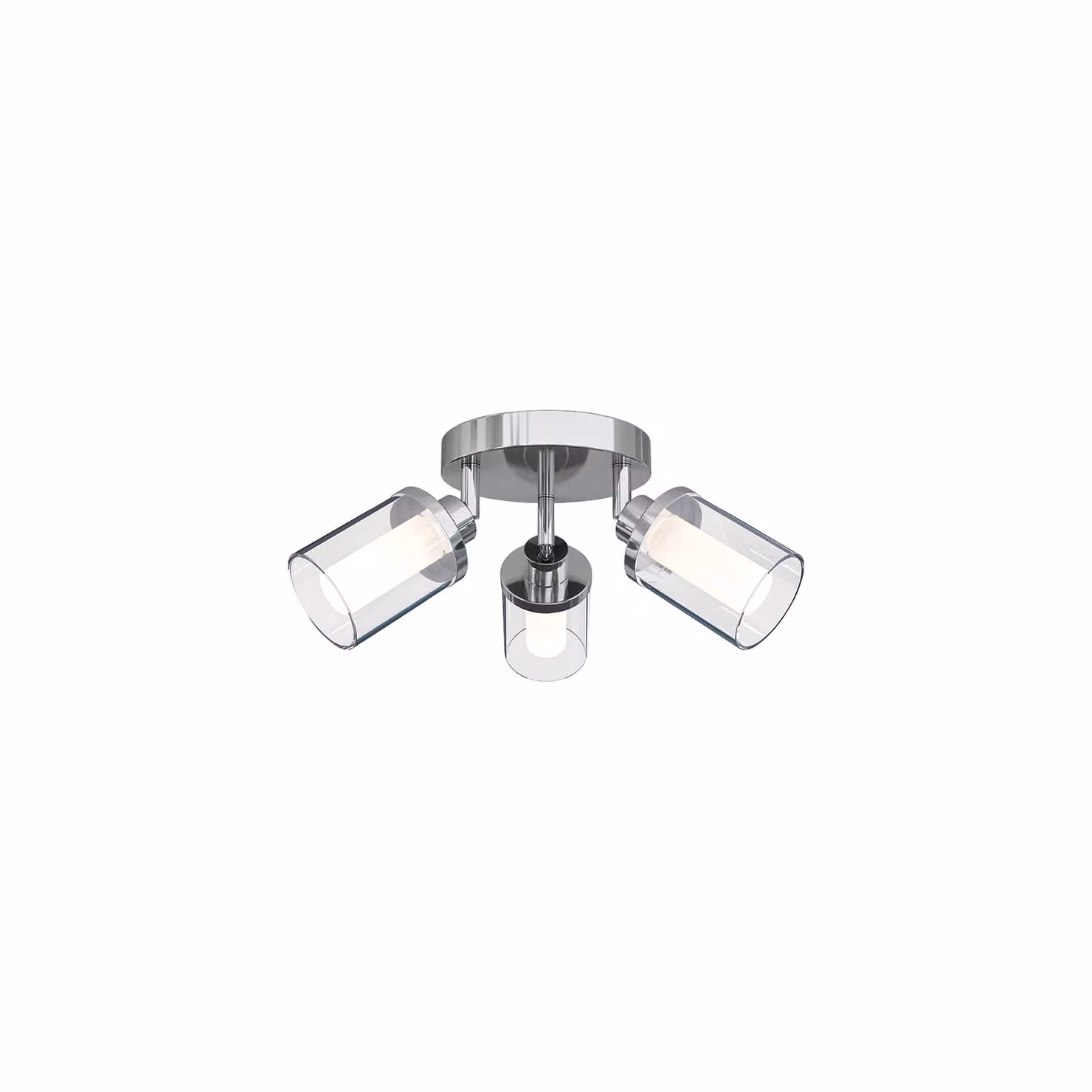 Lampadario VISTA cromato 3xG9x25W in metallo, dimensioni: 18x35x35 cm, IP44, Nowodvorski Lighting