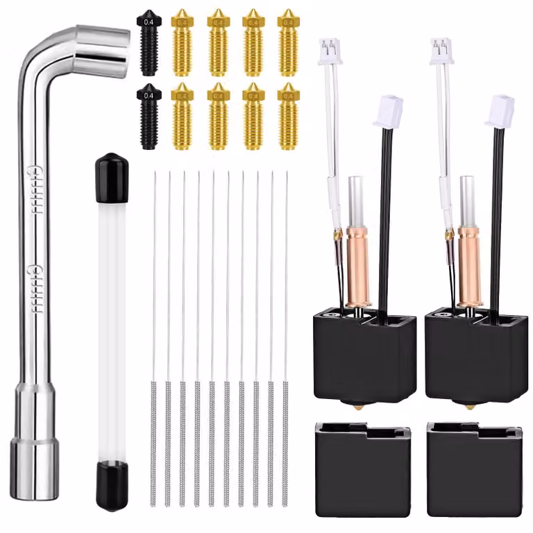 Kit di manutenzione completo per stampanti 3D, con hotend e ugelli