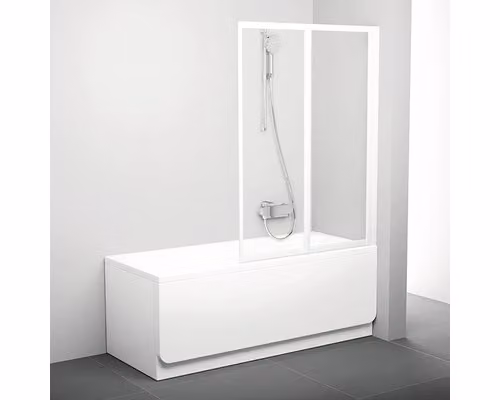 Schermo per vasca RAVAK Supernova VS2 105 bianco+trasparente 796M0100Z1