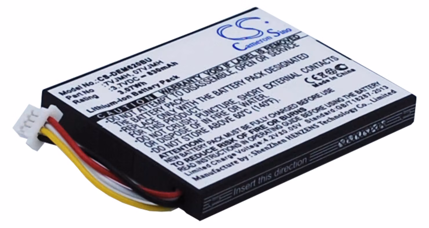 Batteria per notebook Dell 07VJMH, 70K80, 7VJMH, T40JJ, 070K80 - 830mAh, 3,7V, Li-Ion