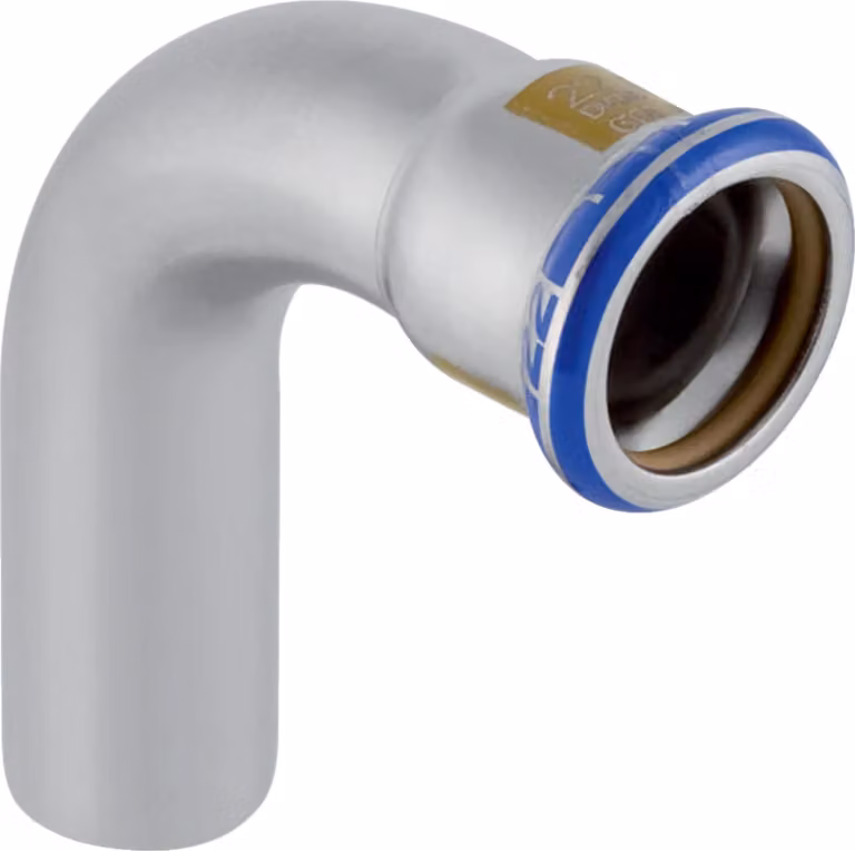 Geberit 34010 Mapress gomito in acciaio inox 90Gr d28