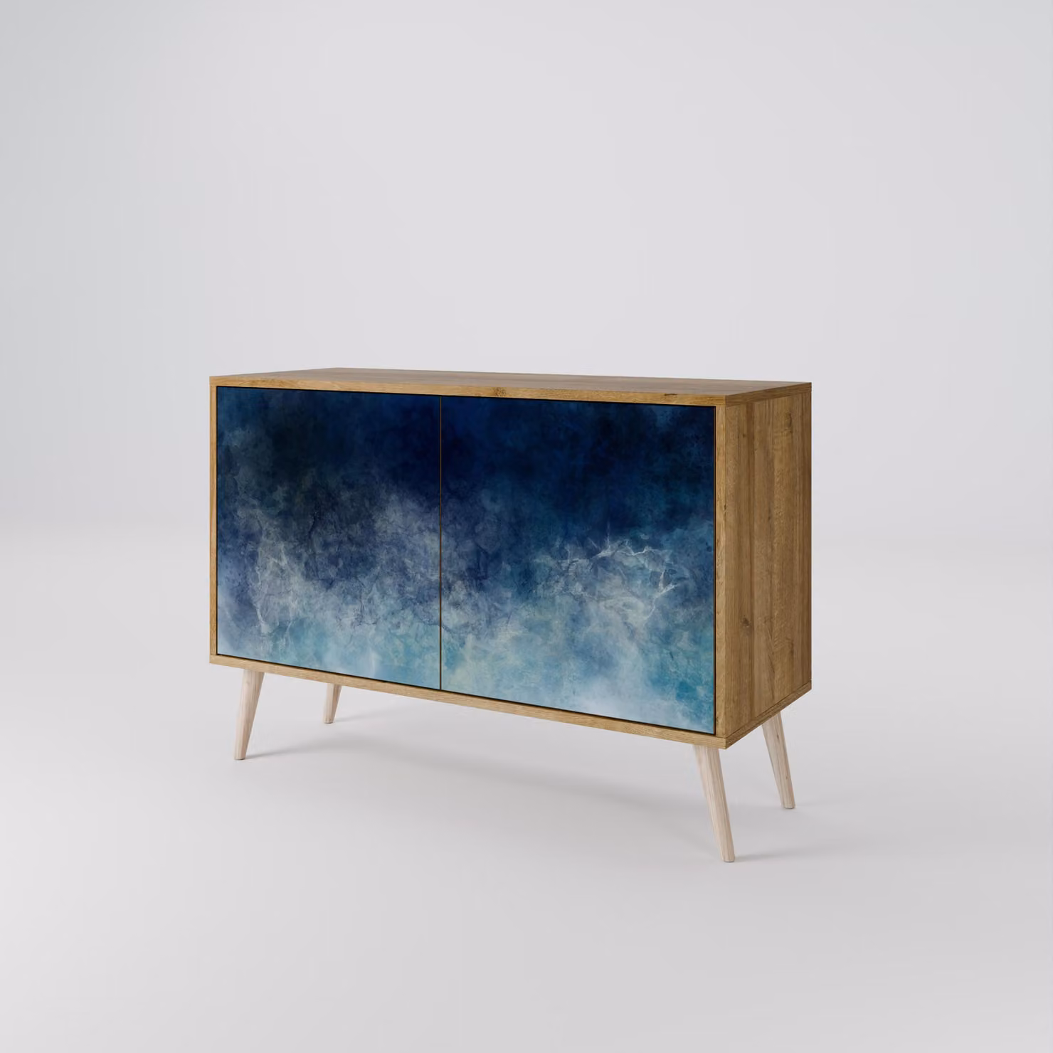 Cassettiera Spacerebels a 2 ante - credenza cassettiera - credenza alta - mobile guardaroba - soggiorno camera da letto - 57,5×111×42 (HxLxP)