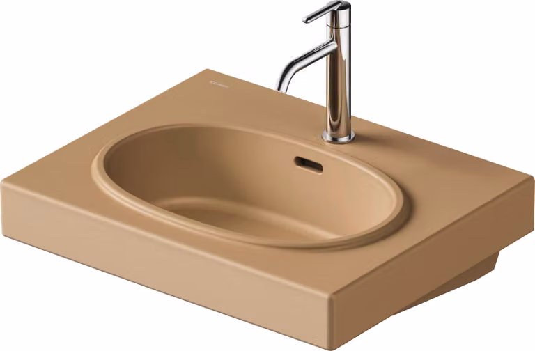 Duravit Balcoon lavabo, 1 trou pour robinet, avec trop-plein, largeur 600mm, 241260AM00, 241260AM00