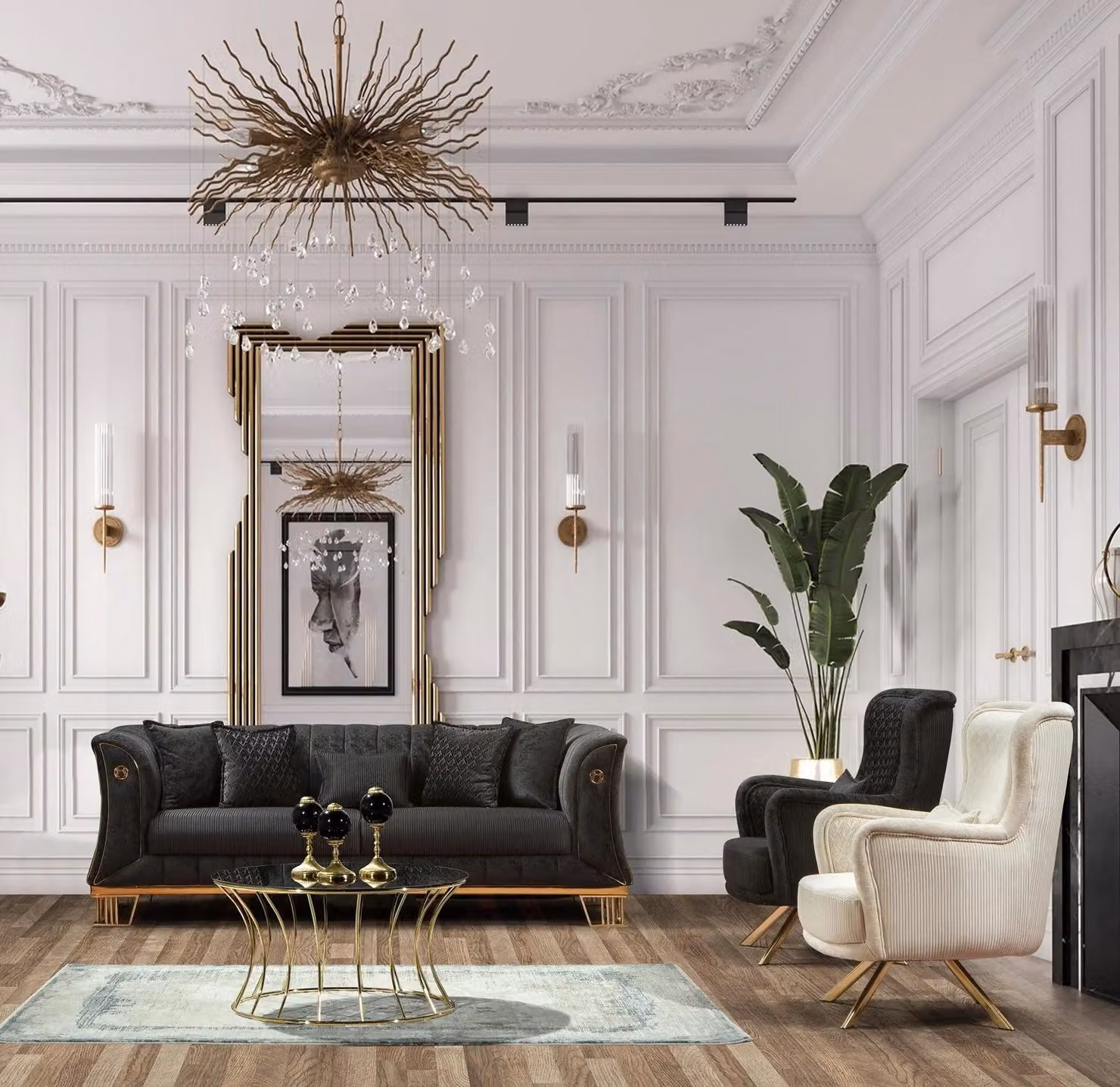 Wohnzimmer Set 3+1+1 – Komfort und Stil für jedes Zimmer in Ihrem Zuhause.
