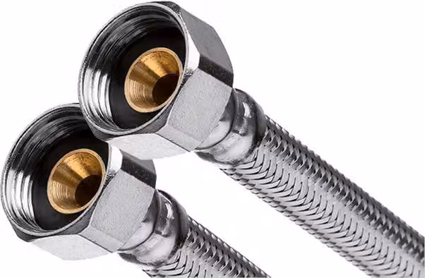 Tubo flessibile intrecciato in acciaio inox, filettatura interna/interna 25 cm 1/2*1/2 - H/Ws-01-025