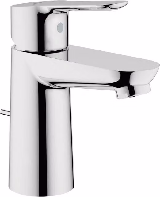 Miscelatore monocomando per lavabo Grohe Startege in finitura cromata argento