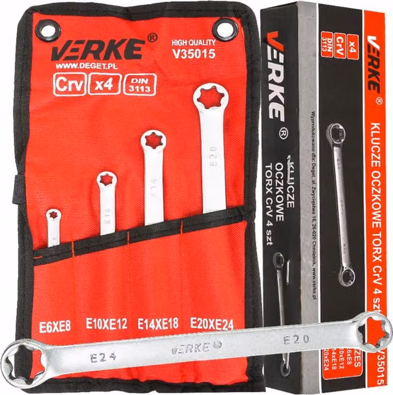 Chiavi a muro Torx 4pz 6 - 24mm 00585