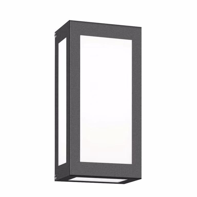 CMD Lampada parete esterni color antracite Aqua Rain, Nero, Acciaio Inox, Moderno