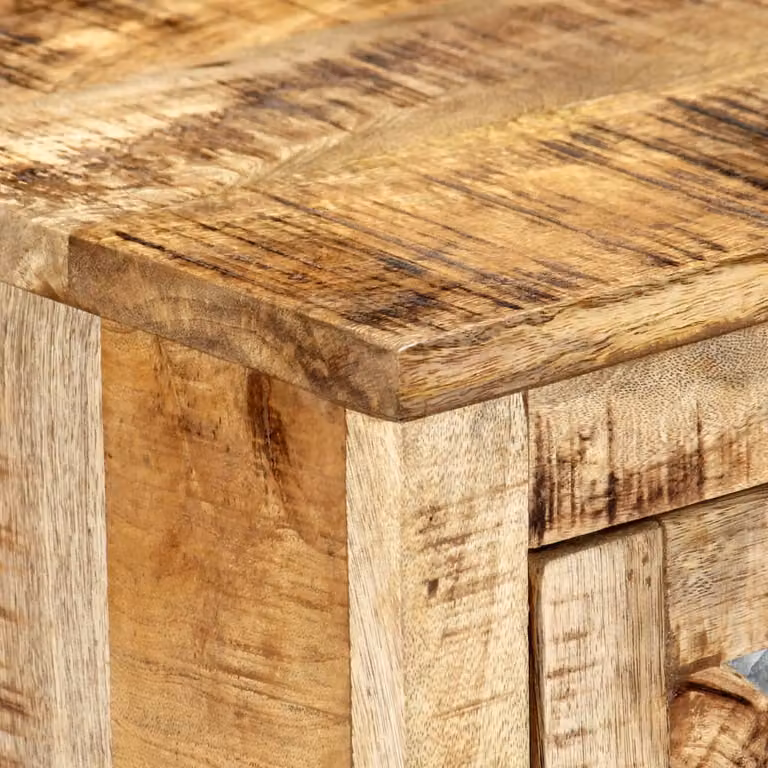 vidaXL Comodino 40 x 30 x 50 cm in legno massiccio di mango
