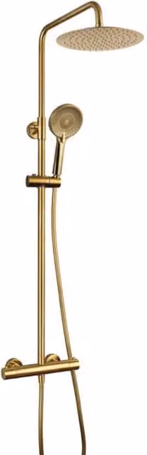 Colonna doccia termostatica ROUND ELITE - oro