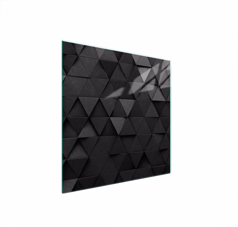 Piastra Di Protezione In Vetrina Per Levatori 50X52 Nero