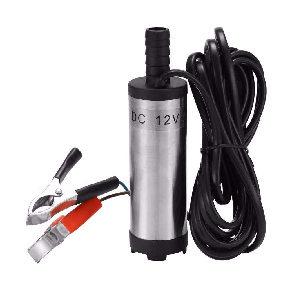 Elettropompa sommergibile DC 12 V, pompe sommergibili in acciaio inox per acqua, olio, paraffina, 12 l/min, strumento per il rifornimento di carburante