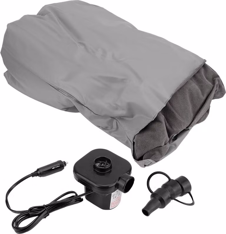 185*110 cm SUV materasso gonfiabile viaggio campeggio auto letto d'aria sedile posteriore (grigio)