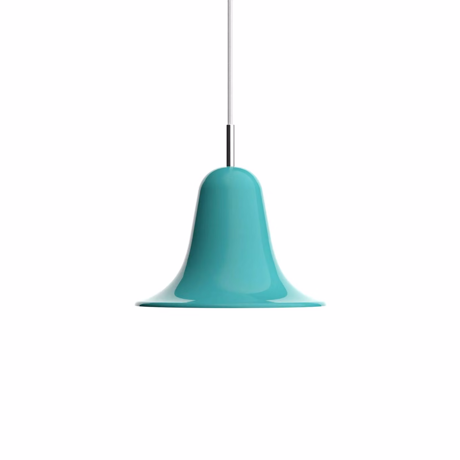 Verpan Lampada a sospensione Pantop, dimmerabile, Verde, Soggiorno / Sala da pranzo, Metallo, Design, Lampada a sospensione