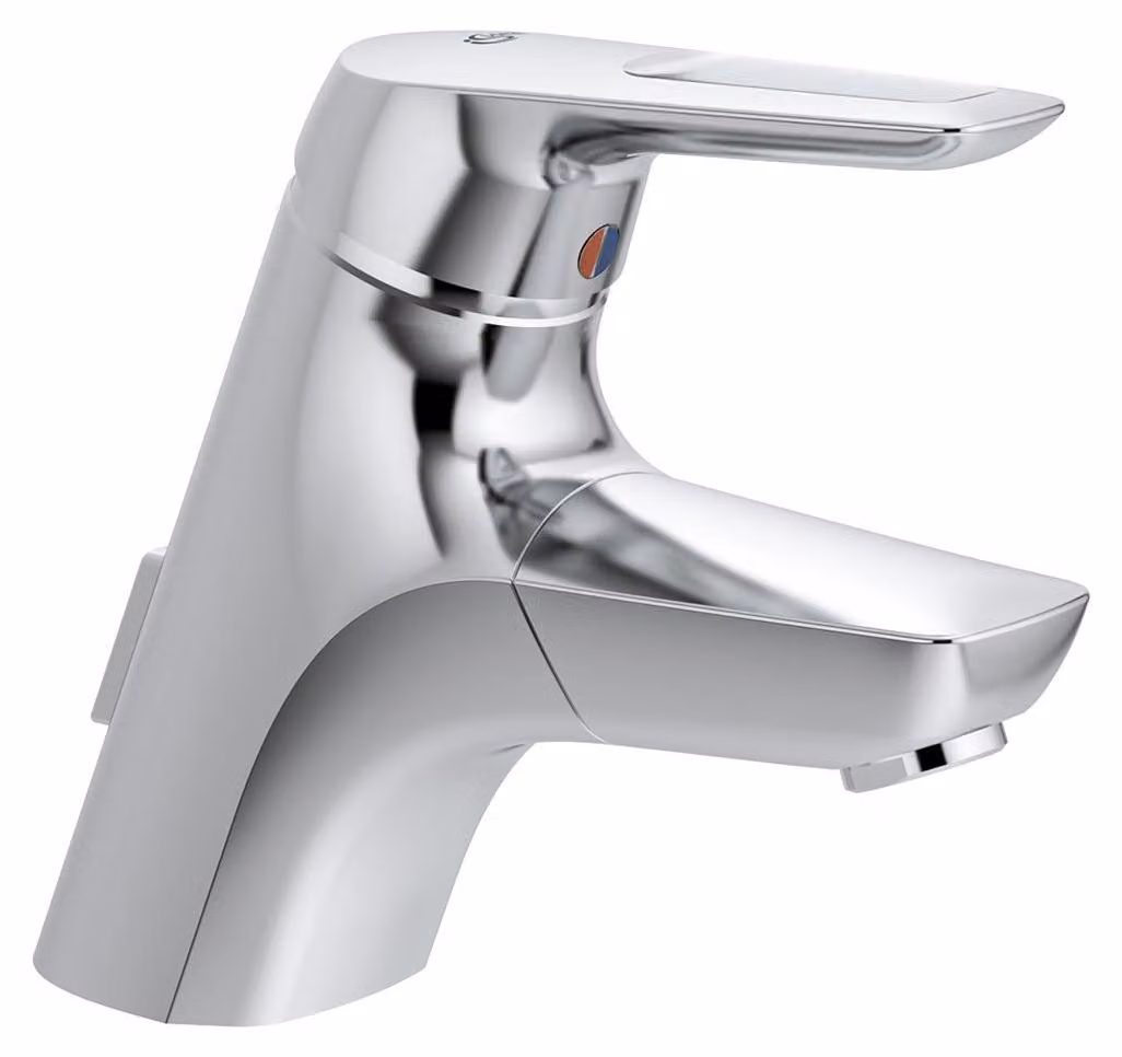 Miscelatore per lavabo CeraMix Blue Lift, cromato, completo di gruppo di scarico