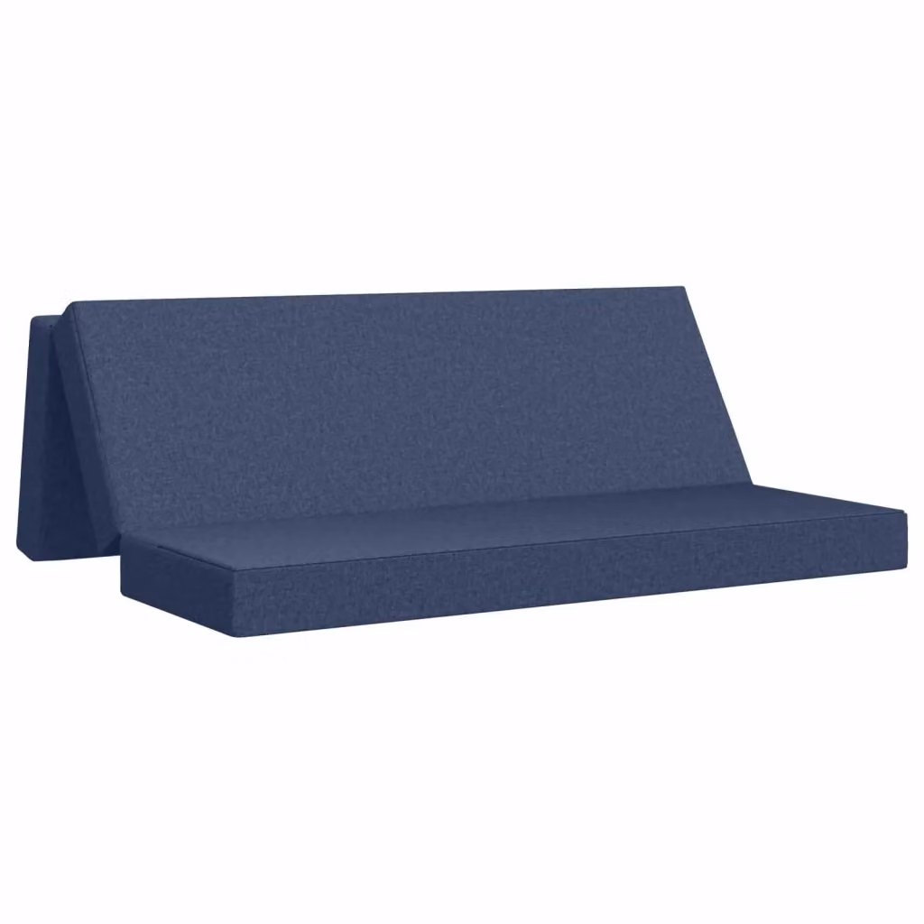 Divano Letto Pieghevole Moderno vidaXL Blu L 200 x P 67 x H 45 cm – 2