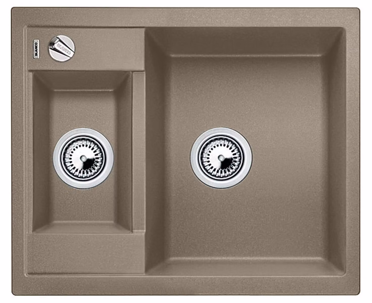 Lavello Blanco METRA 6 615 x 500 mm tartufo 517351
