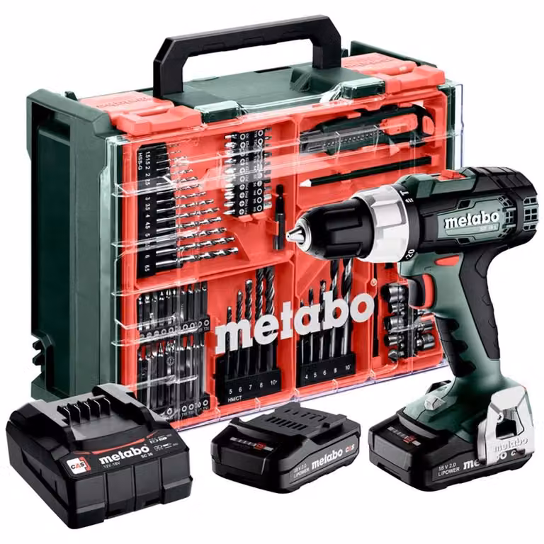 Metabo SB 18 L Set Akku-Schlagbohrschrauber (18V 2x2Ah LiPOWER Akkus) 614053710