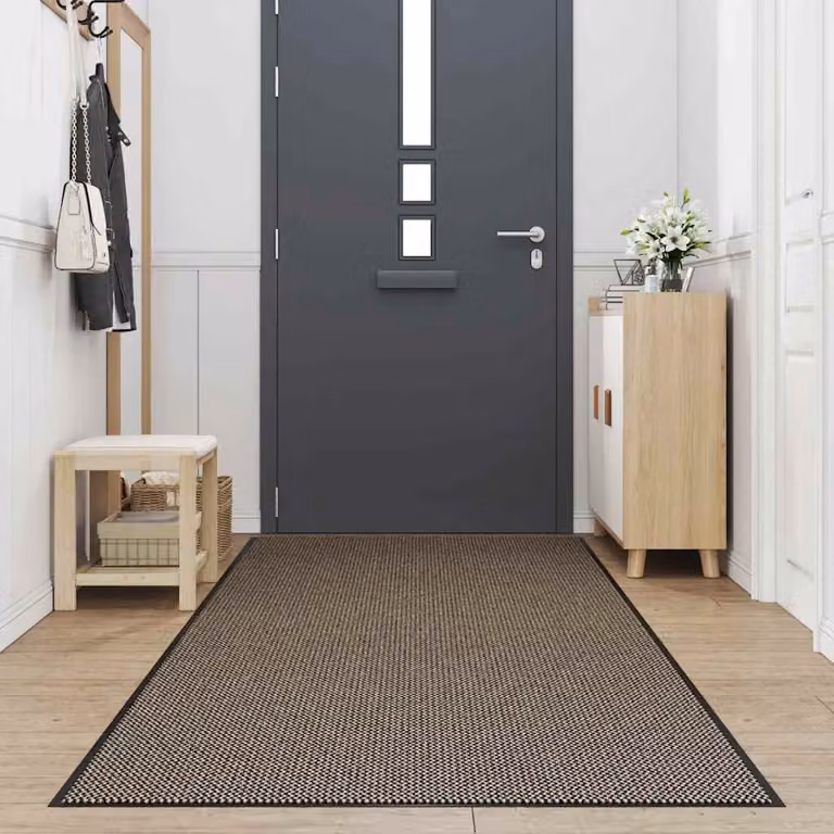 vidaXL Zerbino Marrone 115x500 cm