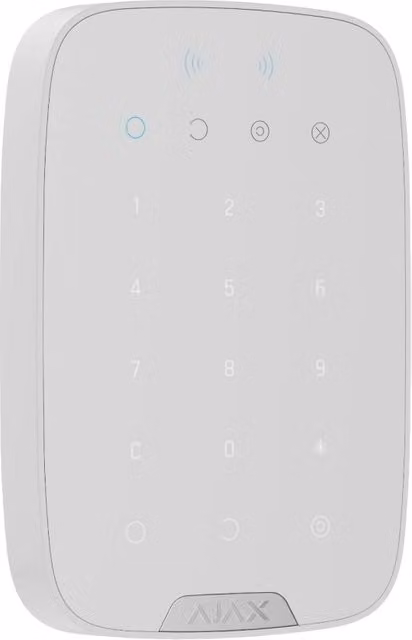 Tastiera Ajax Plus Superior Contactless Bianco con tecnologia WiFi