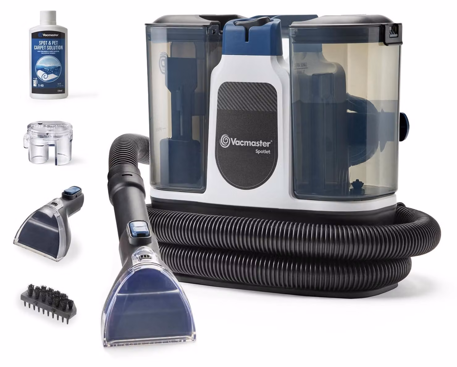 Aspiraliquido Vacmaster da 500W | Aspirapolvere per tappeti e imbottiti | Pulitore per macchie, ideale per tappeti e auto