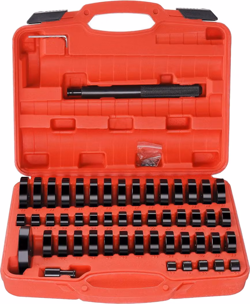 KRAFT&DELE | Set di cuscinetti reggispinta per ruote, 18-74 mm, 52 pezzi, set di cuscinetti reggispinta, dischi di montaggio boccole Simmering