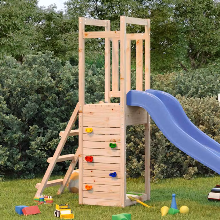 vidaXL Set da Gioco 53x46,5x169 cm in Legno Massello di Pino