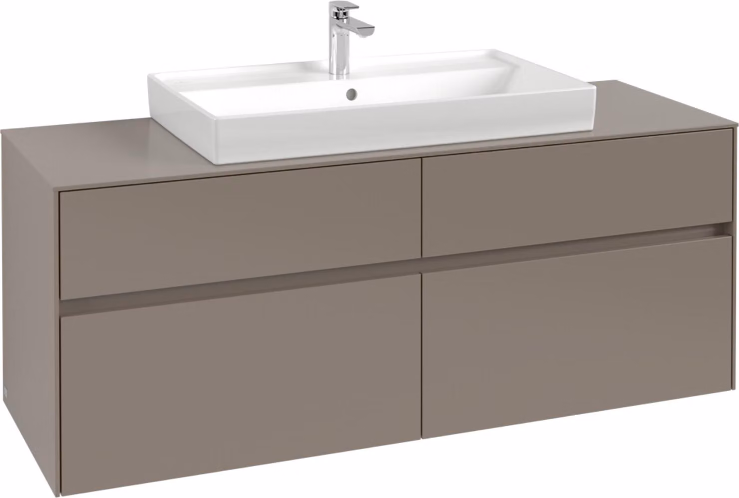 V&B Collaro, mobiletto 140x54,8x50cm, WT mi, LED 10 W, Mar bl.
