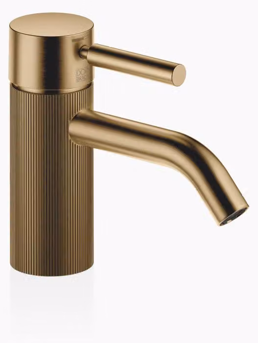 Dornbracht META Mitigeur monocommandé pour lavabo sans vidage, saillie 125mm, avec structure linéaire, 33529660-39, 33529660-39