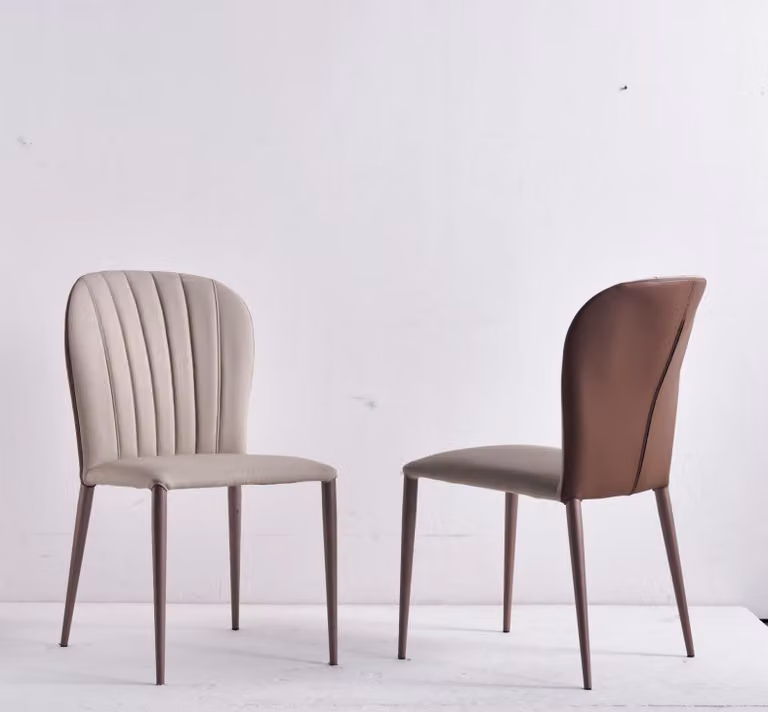 Beiger Esszimmer Stuhl Esszimmer Möbel Designer Kunstleder Stühle