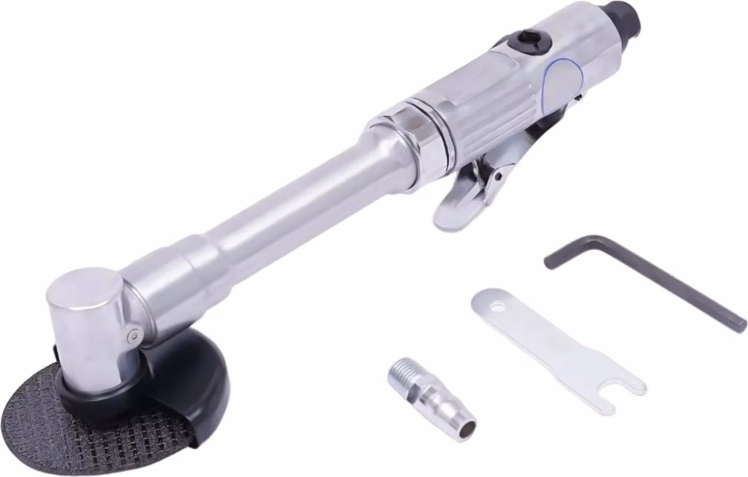 Smerigliatrice angolare - Utensile elettrico per taglio e levigatura - Per legno e bambù - - Senza batteria - Argento