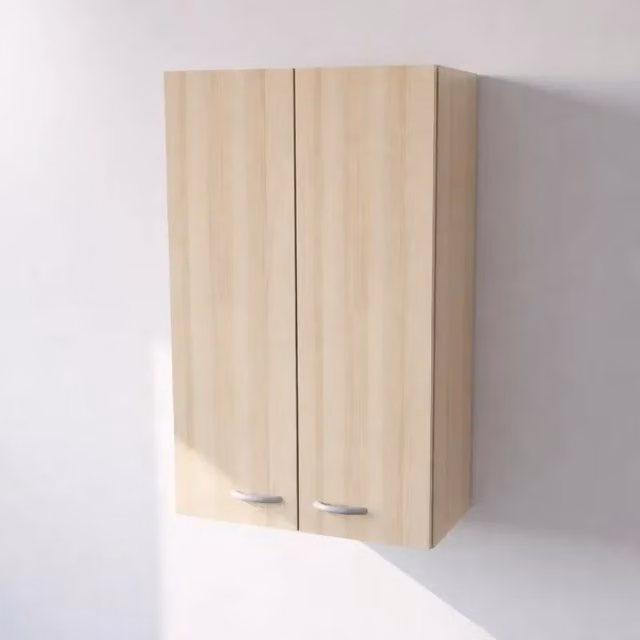 Pensile da cucina Calandrelli con 2 ante a battente in rovere, H 90 x L 60 x P 33 cm