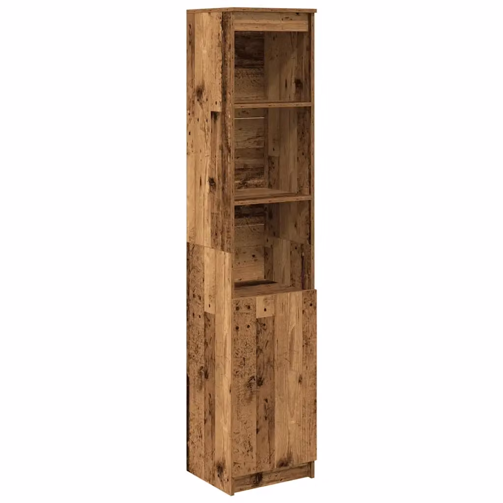 Credenza Buffet Armadio da Cucina Design Mania in Legno Antico Marrone L/P/H: 37,5 x 35 x 180 cm – 2