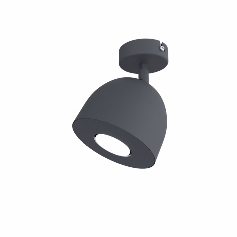 Lampada Da Soffitto Campanella 1X Monocolore Opaca