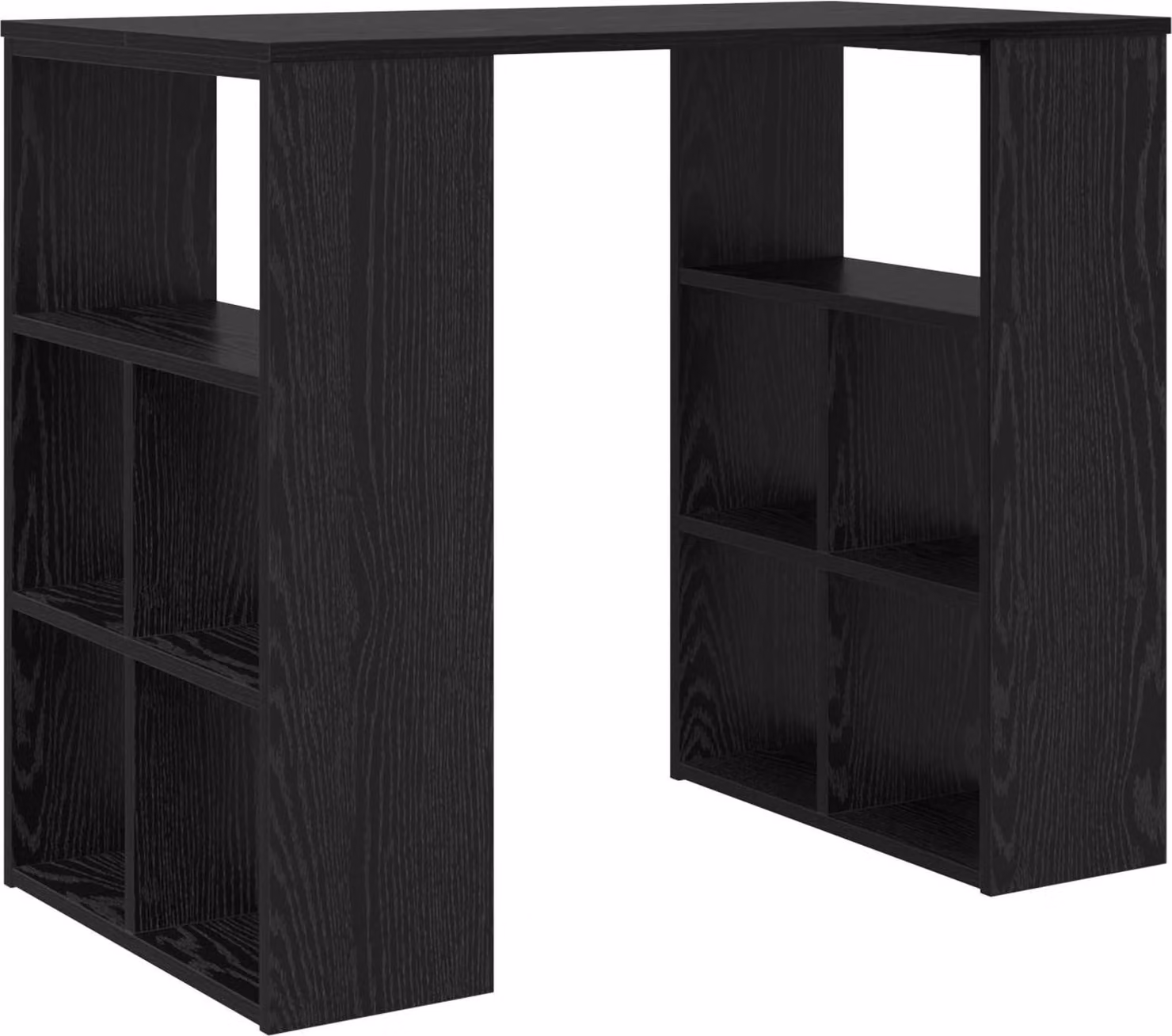 Scrivania Rovere Nero 90 x 50 x 75 cm Legno multistrato