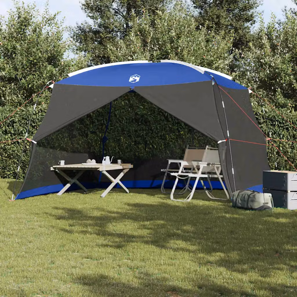 Tenda zanzariera vidaXL blu in poliestere e fibra di vetro L/P/H: 380 x 380 x 225 cm