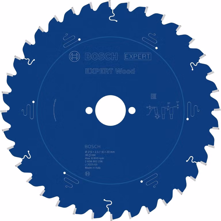 Lama circolare Bosch EXPERT Wood, 216x30 mm, Z36