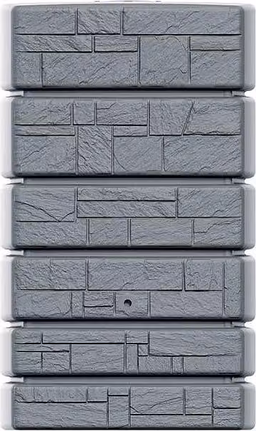 Sud na dešťovou vodu TOWER STONE 500 l - barva: světle šedá