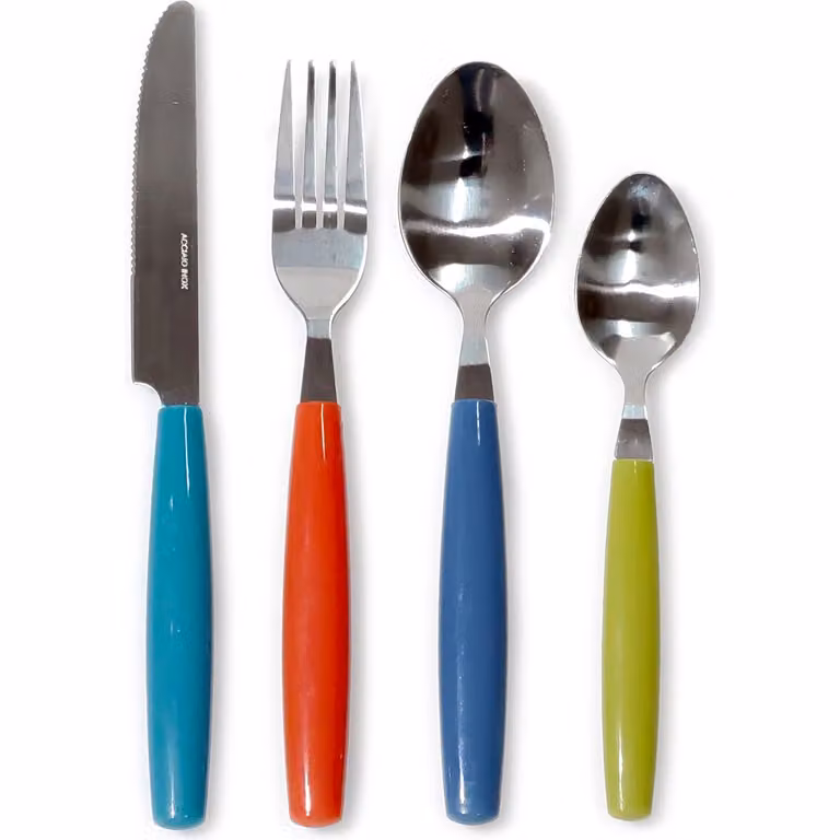 Servizio posate Avril mix Gusto Casa in acciaio inox rivestito multicolor, 24 pezzi